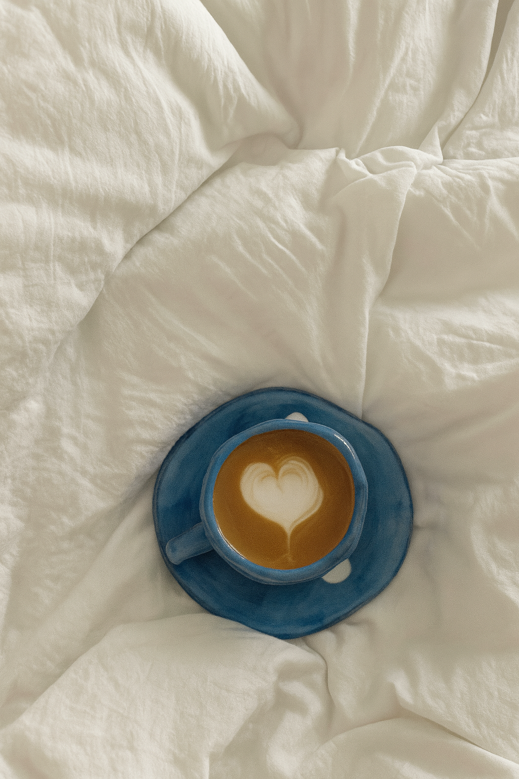 Crescita personale tazza caffè a letto