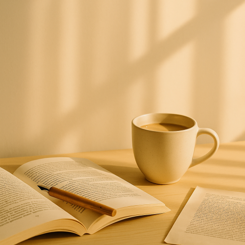 libro con tazza